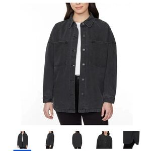 Hudson Jeans Charcoal Denim Jacket